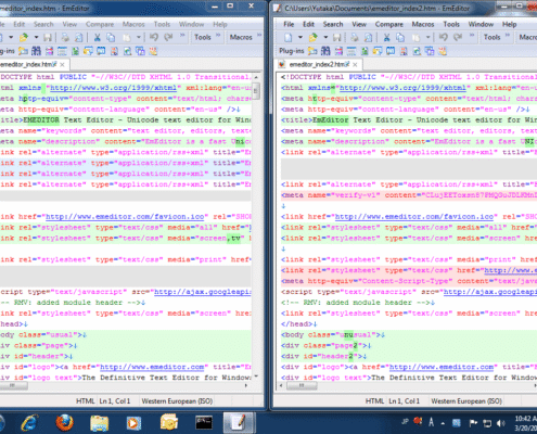 Compare Documents