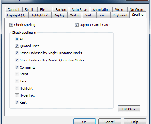 Spelling Properties Spelling Properties